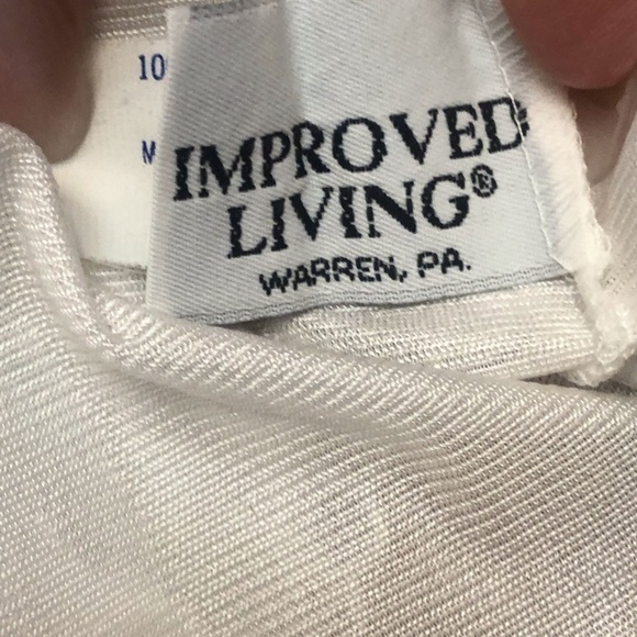 Vintage White Camisole from Improved Living Large Made in USA - Picture 7 of 10